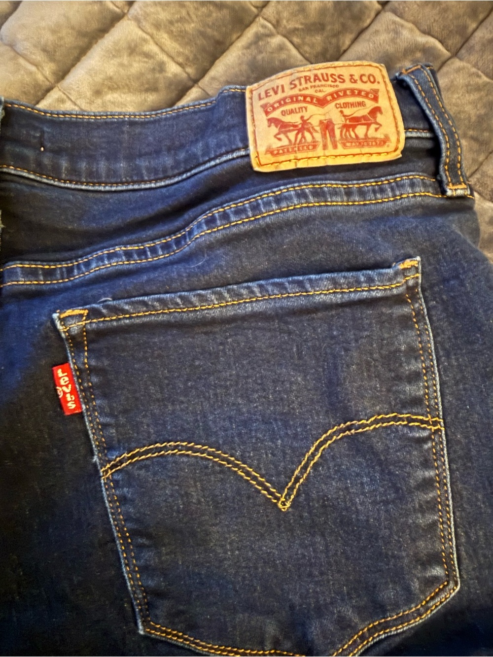Levi's Dark Blue Boot Cut Jeans